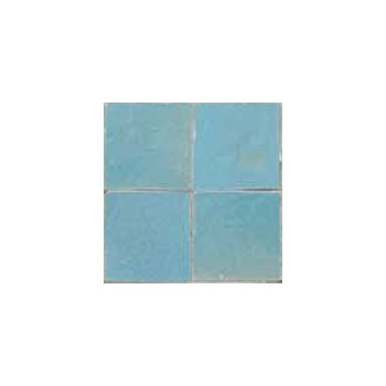 Mosaic House Moroccan tile Rceef 4x4 13 Light Turquoise  solid zellige, mosaic, zellij, field, pattern, glaze, simple, classic, grid, squares 